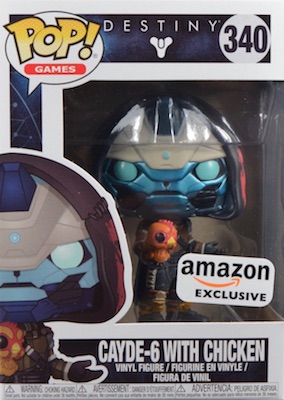 funko pop cayde 6 with chicken