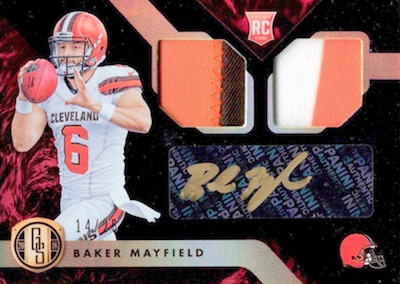 2021 Panini Gold Standard Football - 149/199 Baker Mayfield- Gold Gear  Patch