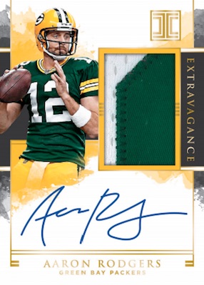 2017 Panini Impeccable Football Elegance Retired Patch Autograph