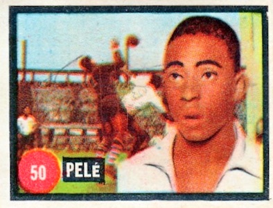 Pelé rookie 1958 World Champion Brasil remington matchbook football soccer  very 