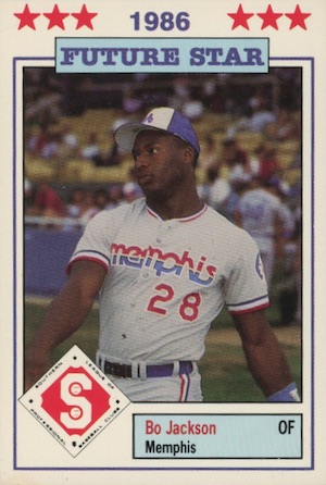 1986 BO JACKSON Topps 50 Baseball Card Print Kansas City -  Israel