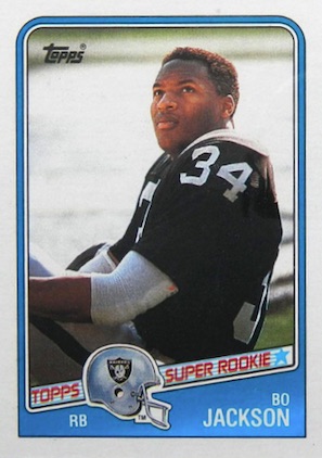 Bo Jackson Rookie Card 1987 Donruss The Rookies #14