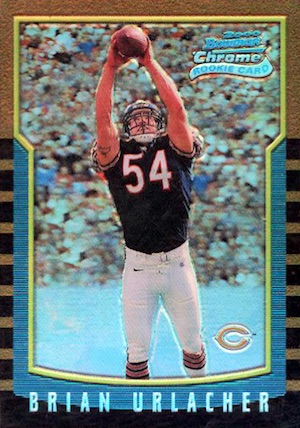 Brian Urlacher Signed Autographed 2000 Skybox #225 Rookie Card RC Beckett  BAS