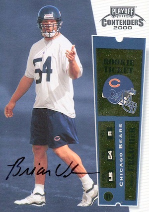 Brian Urlacher Autographed 2000 Hit Rookie Graph Card PSA Certified & - All  Sports Custom Framing