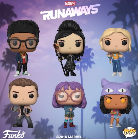 marvel's runaways pop figures