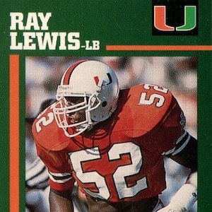 ray lewis hurricanes jersey