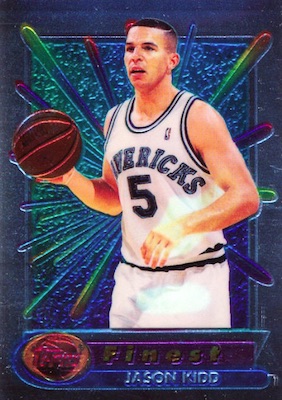 Jason Kidd player worn jersey patch basketball card (New Jersey