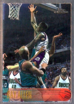 Ray Allen 1996-97 Upper Deck UD3 Hardwood Prospects #5 Milwaukee Bucks