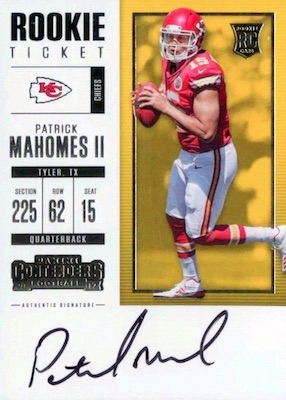 Patrick Mahomes 2021 Panini Prizm Red Ice Football Card #190 Graded PS