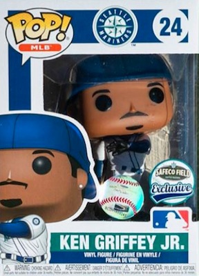 Funko Pop! Sports MLB Seattle Mariners Ken Griffey Jr. (Throwback Jersey)  Safeco Field Exclusive Figure #24 - US