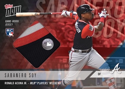 2018 Cleveland Indians TOPPS NOW® Players Weekend 5-Card Team Set - Print  Run: 267