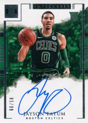 Jayson Tatum - Boston Celtics - 2017 NBA Draft - Autographed Photo