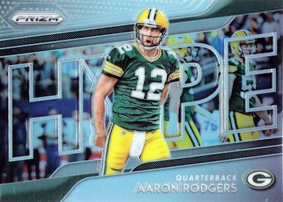 AARON RODGERS - PRIZM PINK HOLO REFRACTOR SP RARE - PACKERS JERSEY