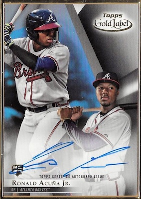 Ronald Acuna Jr. 2018 Topps #83-13 1983 Throwback SP Rookie Card PGI 1 —  Rookie Cards