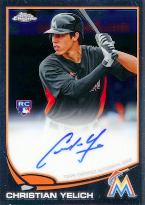 Hottest Christian Yelich Rookie Cards on