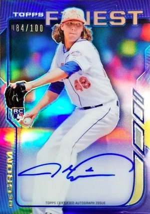 Jacob deGrom Autograph Baseball Card