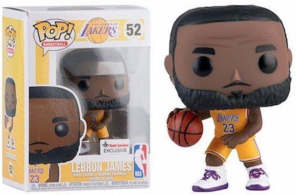 Funko Pop! Basketball NBA LeBron James Lakers (Yellow Jersey