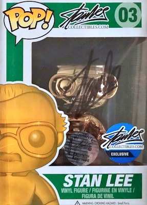 Stan lee signed on sale funko pop