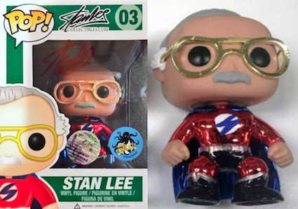 metallic stan lee funko pop