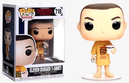 eleven with teddy bear funko pop