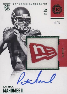 2017 Patrick Mahomes Rookie NFL Gear Patch Facsimile Autograph -   Israel