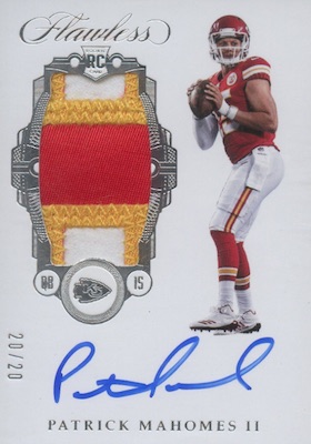 2017 Patrick Mahomes Rookie NFL Gear Patch Facsimile Autograph -   Israel