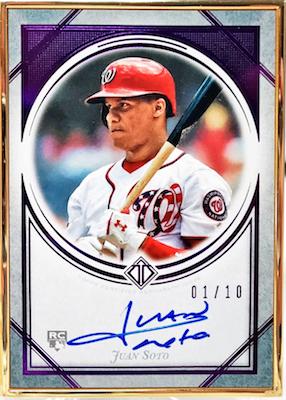  Juan Soto 2020 Topps Transcendent Collection 3 Color