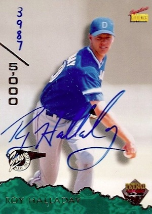 Roy Halladay 1997 BOWMAN CHROME ROOKIE RC #212 TORONTO BLUE JAYS!