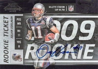 2009 SP Authentic #305 Julian Edelman AU RC - /999 - NM-MT