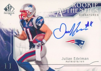 julian edelman jersey card