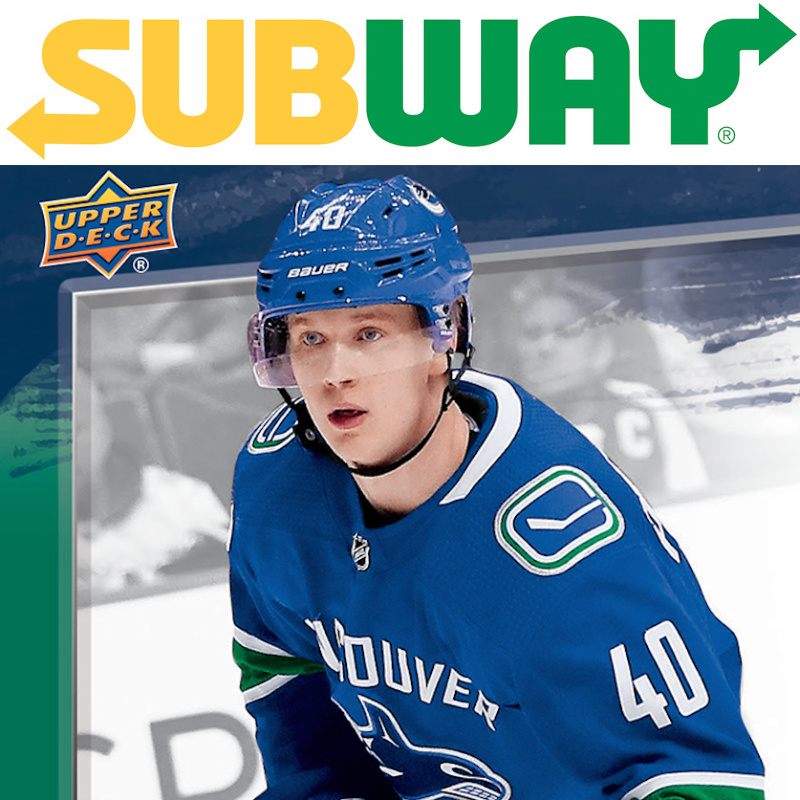 2018-19 Upper Deck Subway Vancouver Canucks Hockey Cards