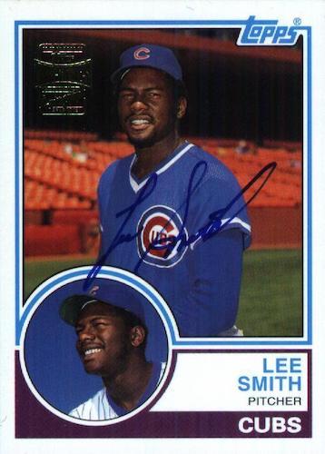 LEE SMITH RC 1982 Fleer 603 Baseball Card Chicago Cubs 