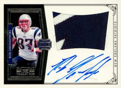 Rob Gronkowski Autographed Jersey Rookie RC 2010 Panini Crown Royal 39/50  SIgned - C&S Sports and Hobby