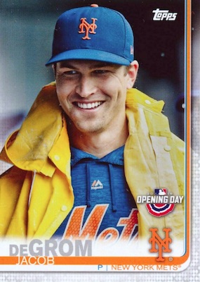  2019 Topps Opening Day #150 Jacob deGrom New York Mets Baseball  Card : Collectibles & Fine Art