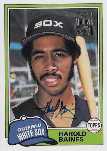 Topps Harold Baines Baseball Trading Cards