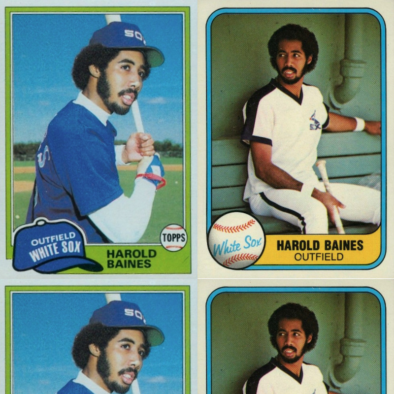 MLB Harold Baines Baseball Hof Autographed 1990 Donruss 