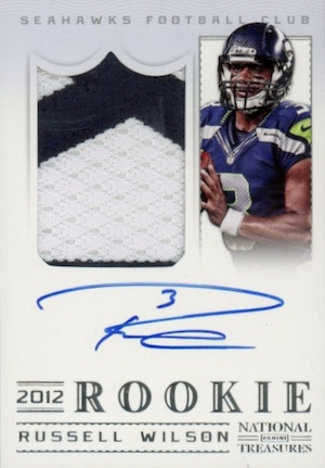 russell wilson jersey card