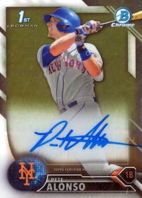 2019 Topps Finest Pete Alonso RC New York Mets #44 – The Breaks-Keep it Real