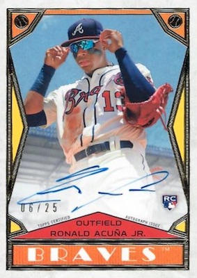 Ronald Acuna Jr. Hot List, Most Popular, Most Valuable Autograph Cards