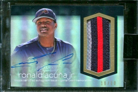 Ronald Acuna Jr. Hot List, Most Popular, Most Valuable Autograph Cards