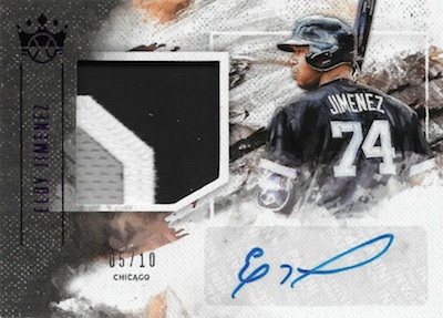 Eloy Jimenez Autographed Black Alternate Jersey