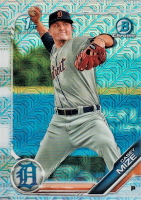 Casey Mize 2020 Bowman Chrome Mega Box Refractor #BCP-142 Detroit Tigers