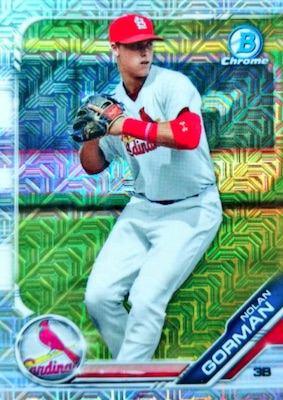 2020 Bowman Chrome Prospects Mojo Refractor #BCP-66 Nolan Gorman Cardi – AU  SHOP - Cartes et POP