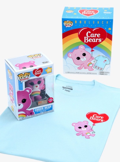 care bear flocked figures