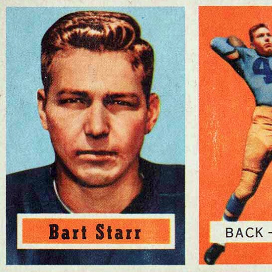 1970 Topps #30 Bart Starr Green Bay Packers Football Card EX