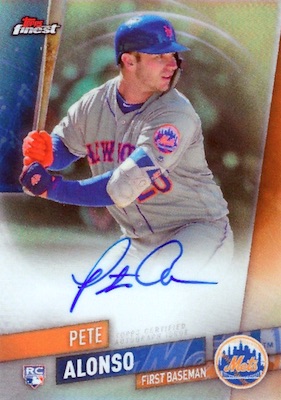 Pete Alonso Rookie 2019 Bowman Prospects #BP127 Mets Polar Bear –