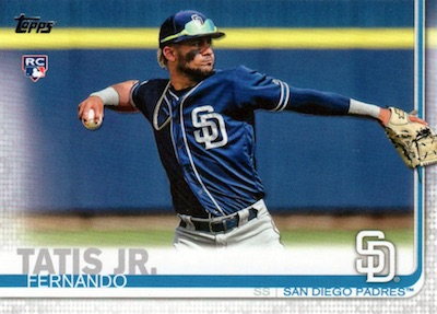 2019 Topps X Fernando Tatis Jr. 0.23 Baseball Checklist, Print Run