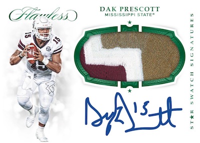 2019 Panini Flawless Collegiate Football Cards 9
