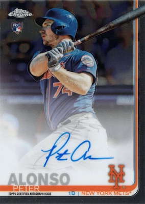  2019 Topps Chrome Prism Refractor Baseball #204 Pete Alonso  Rookie Card : Collectibles & Fine Art