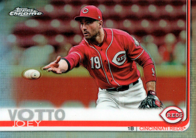  JOEY VOTTO MEM 2023 Topps Chrome Authentics Field of Dreams  Relic Refractor #TCA-JV Reds NM+-MT+ MLB Baseball : Collectibles & Fine Art